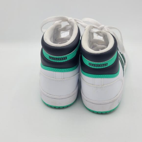 adidas Originals Top Ten RB white green kids size 6.5 - Picture 6 of 9